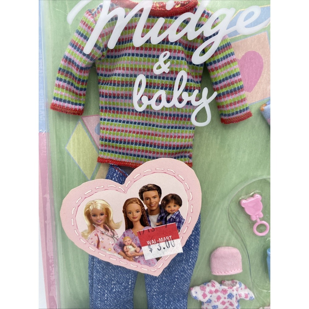 Mattel 2003 Happy Family Midge And Baby Barbie Fashion Pak - Picture 2 of 12